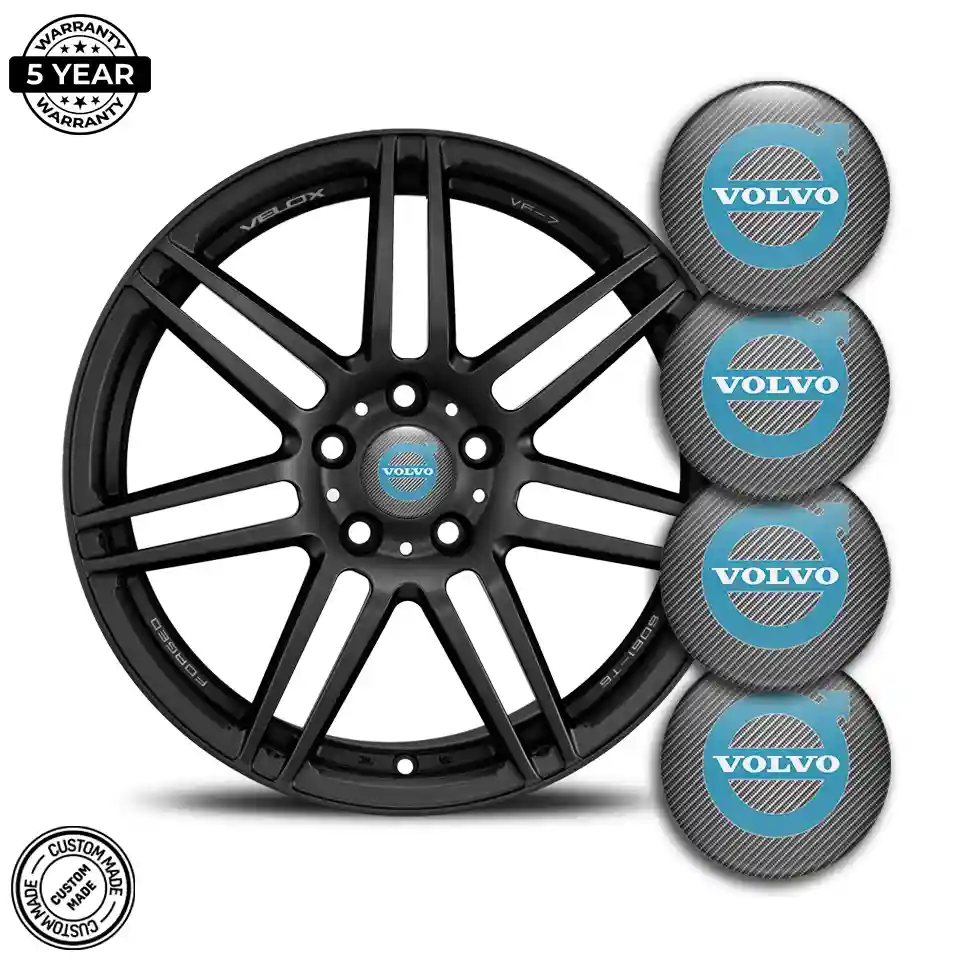Volvo Logo Silicone Badge Self-Adhesive Refined Design
