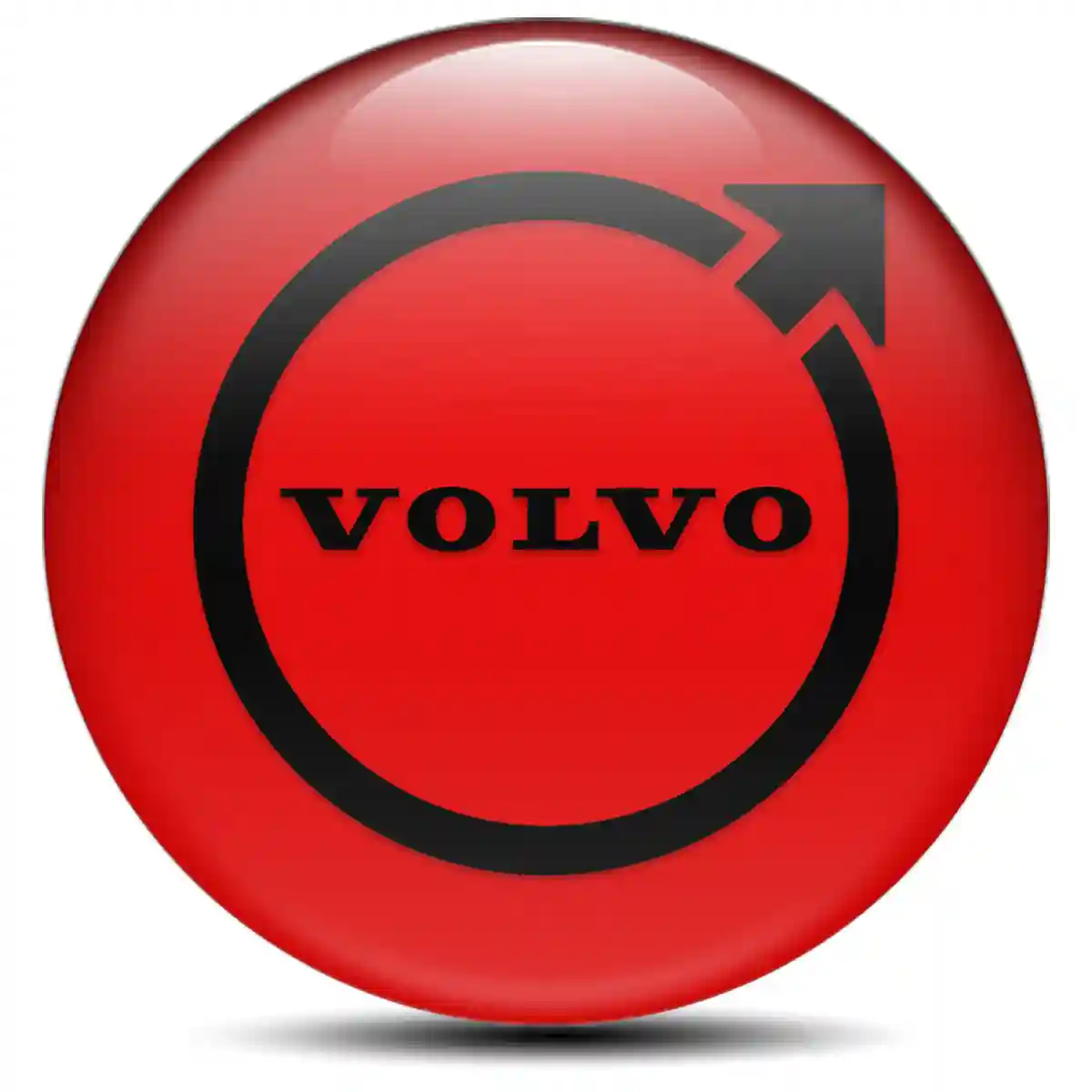 Volvo Logo Silicone Emblem Elite Finish