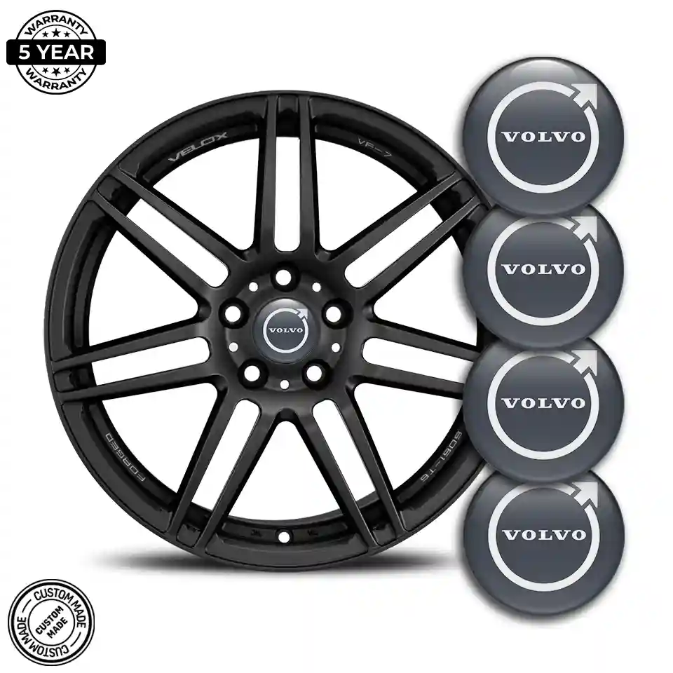 Volvo Logo Silicone Emblem Refined Design