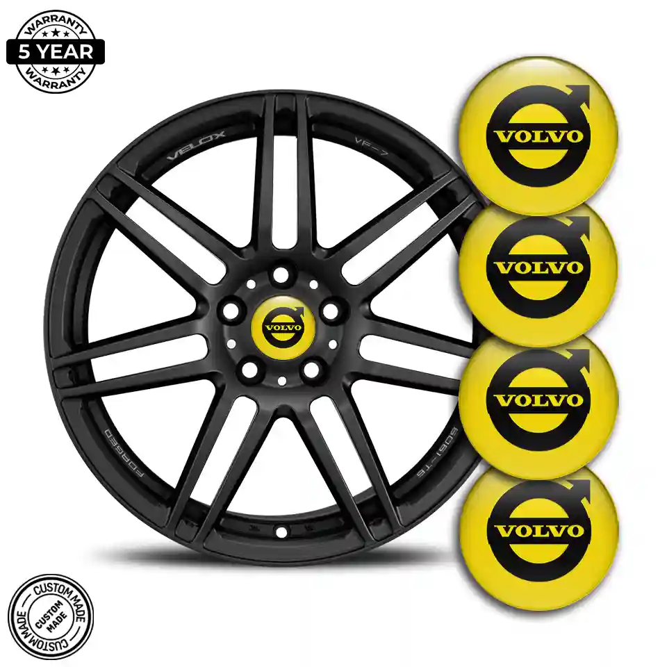 Volvo Logo Silicone Sticker Elite Finish