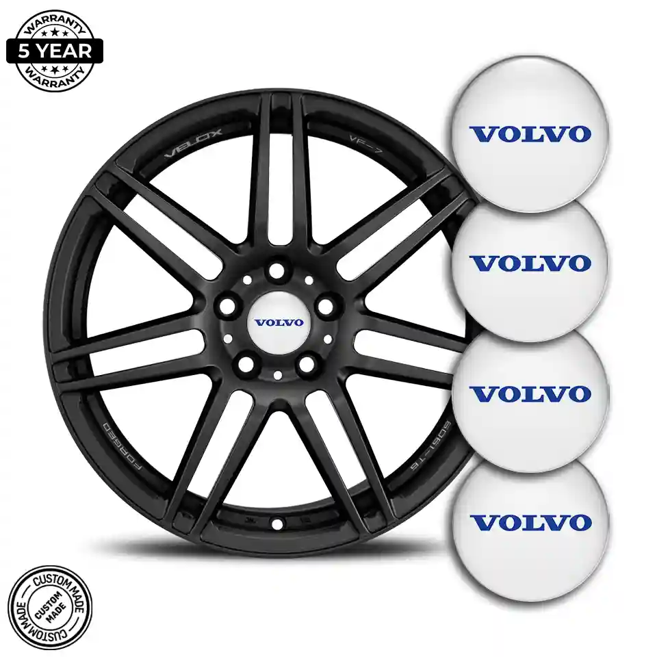 Volvo Logo Silicone Sticker Self-Adhesive Refined Design