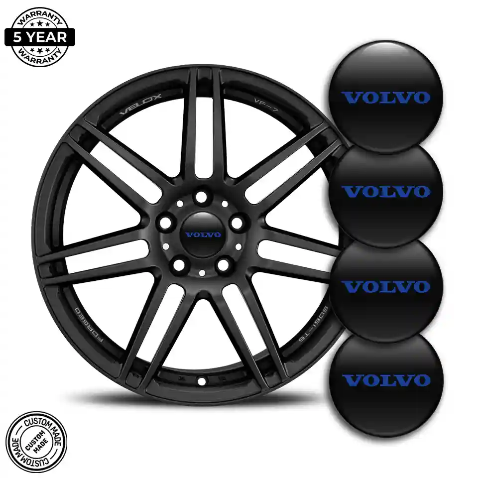Volvo Logo Silicone Sticker Sleek Style