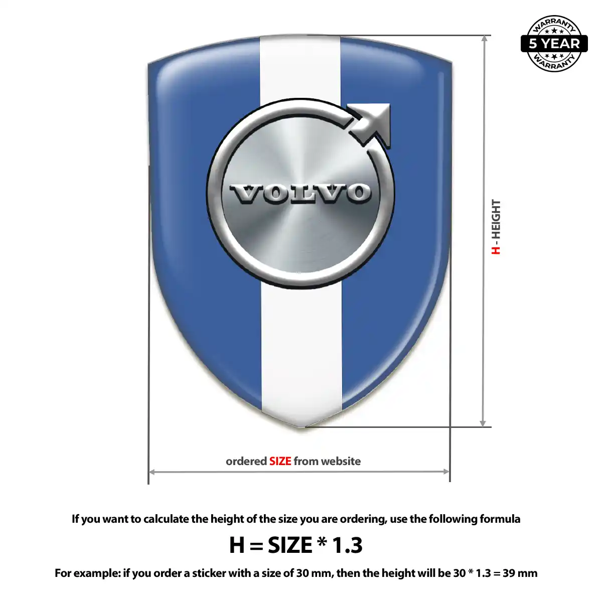 Volvo Logo Sticker Elite Edition