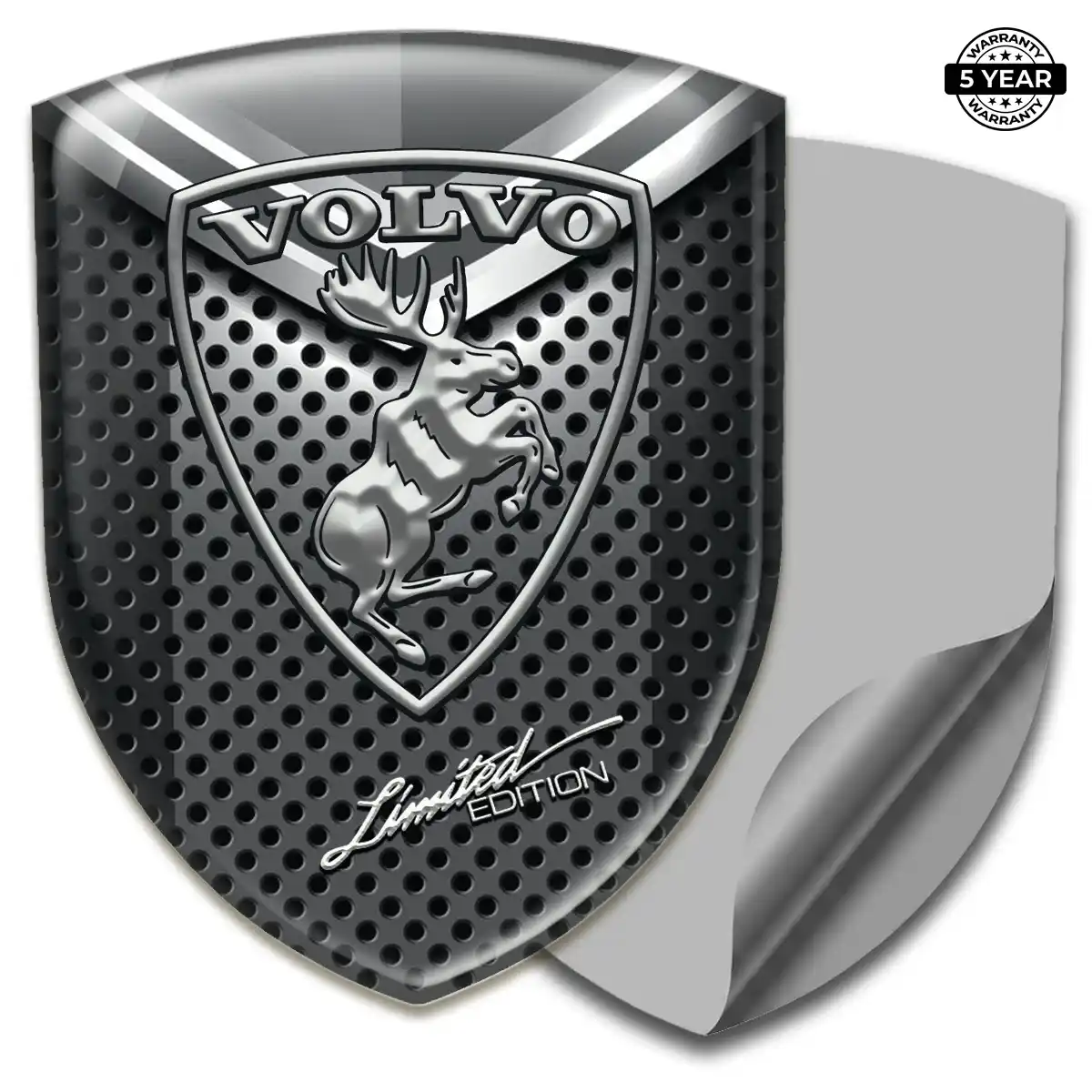 Volvo Logo Sticker Premium Dome
