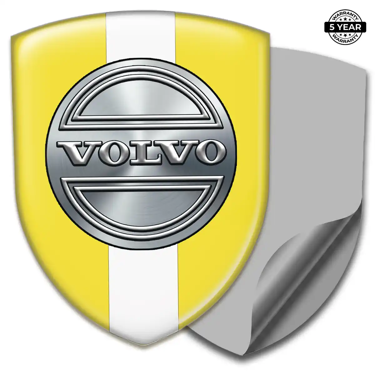 Volvo Logo Sticker Resin Luxe