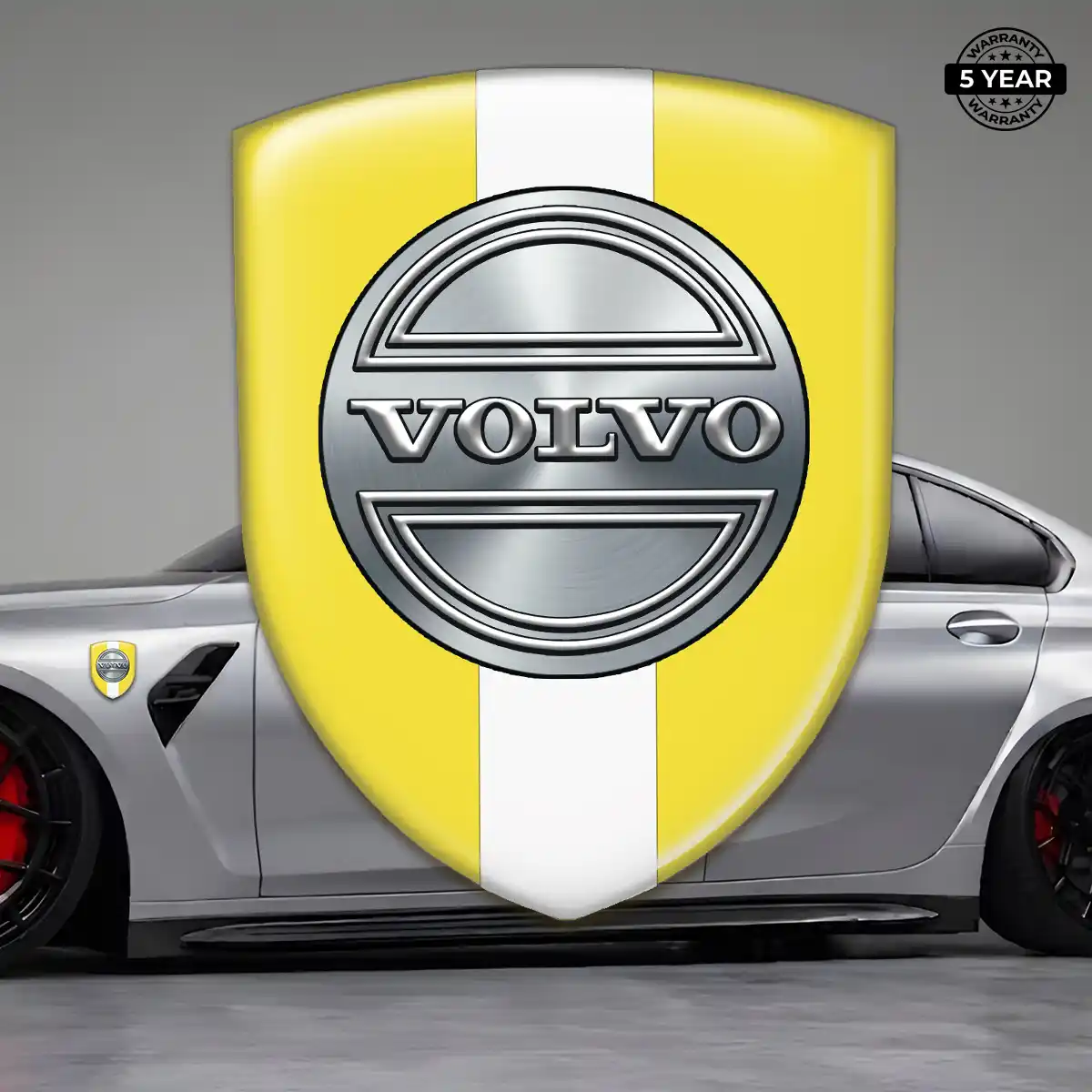 Volvo Logo Sticker Resin Luxe