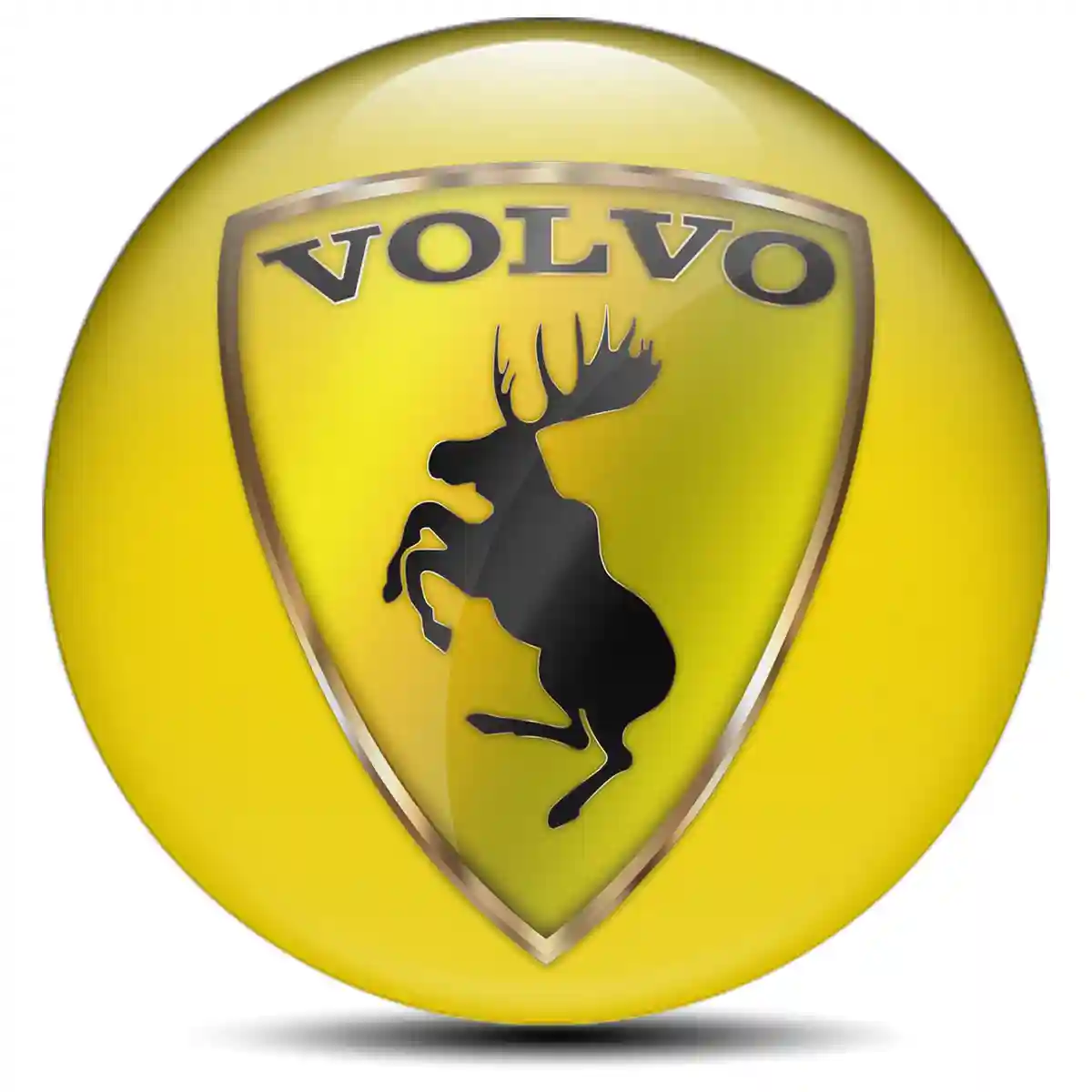 Volvo Moose Domed Emblem Sleek Style