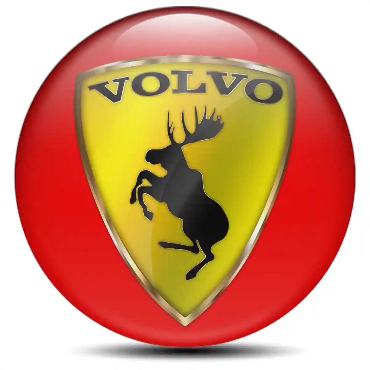 Volvo Moose Emblem Badge Sleek Style