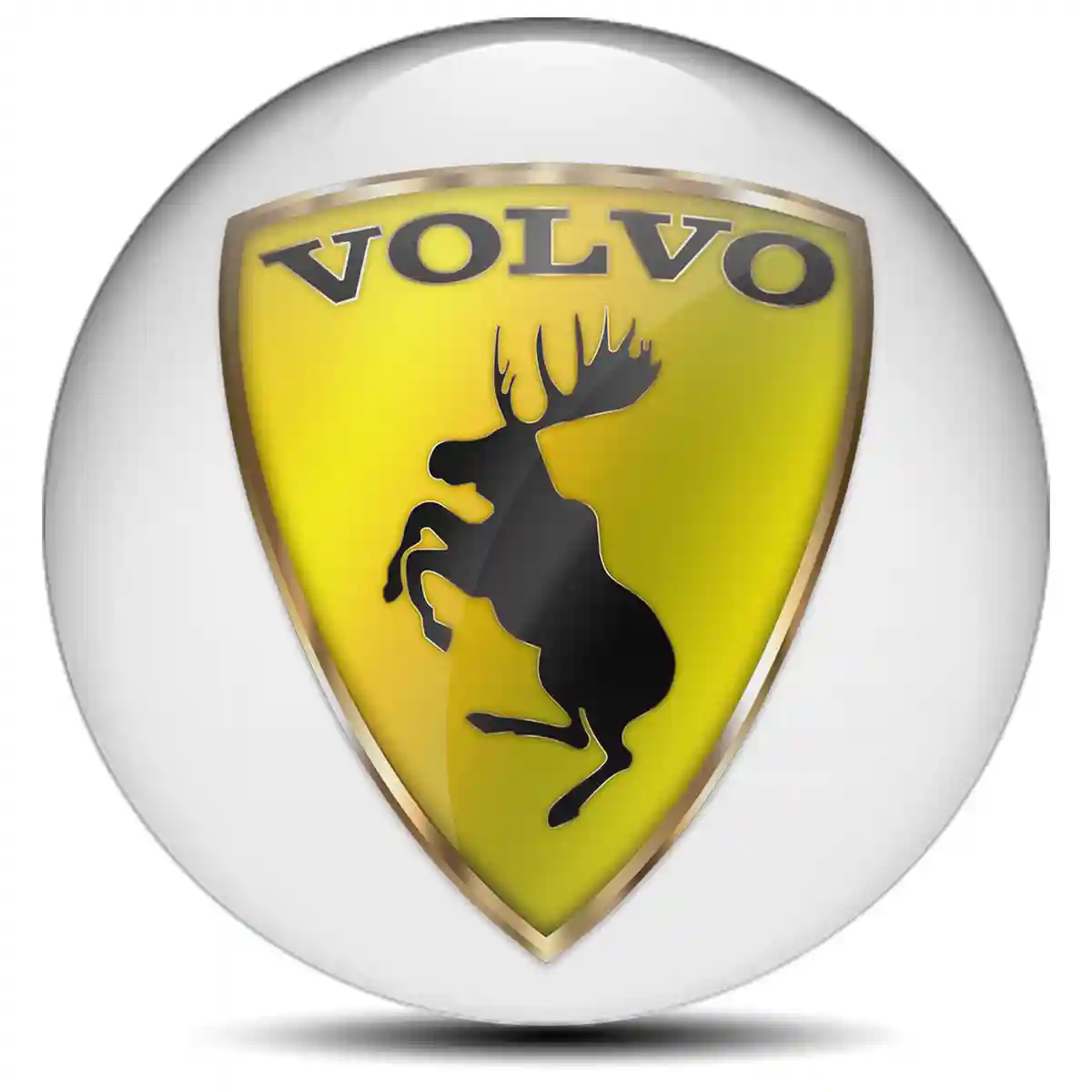Volvo Moose Emblem Center Hup Cap Sleek Style