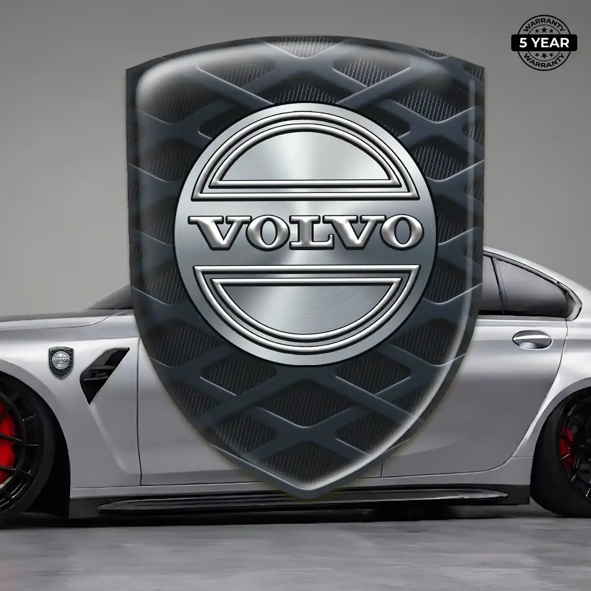 Volvo Polyurethane Domed Sticker Cabin Style