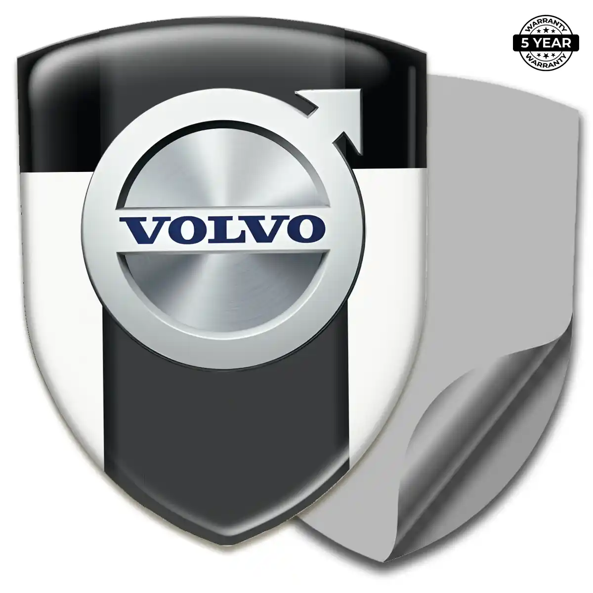 Volvo Polyurethane Domed Sticker Elite Finish