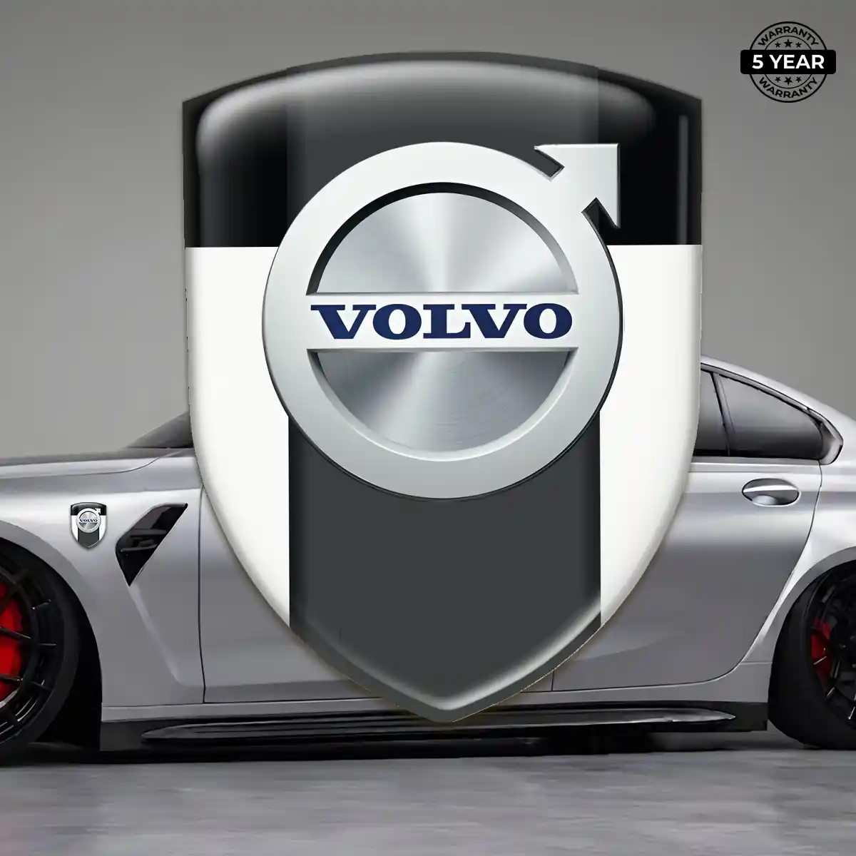 Volvo Polyurethane Domed Sticker Elite Finish