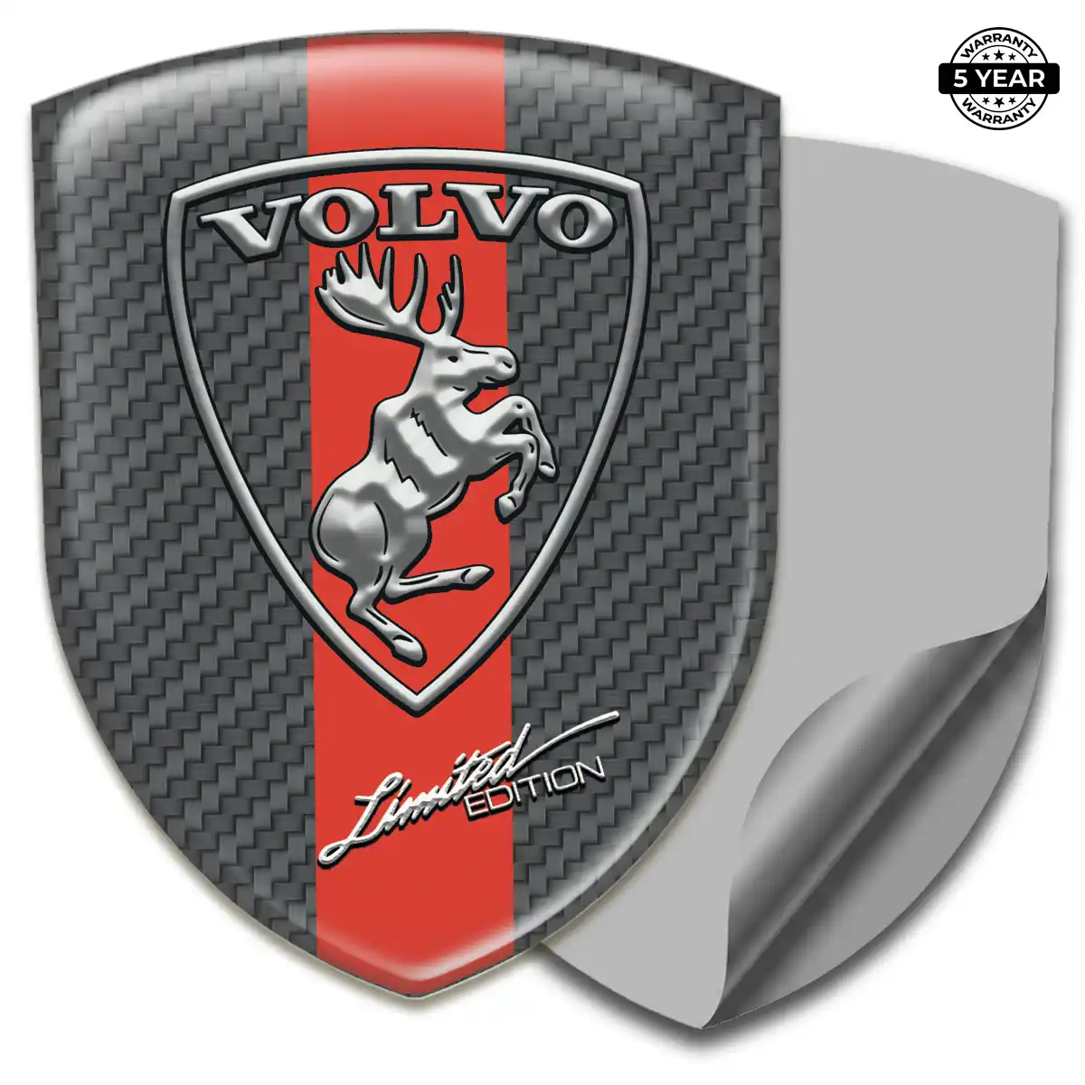Volvo Polyurethane Domed Sticker Exterior Luxe