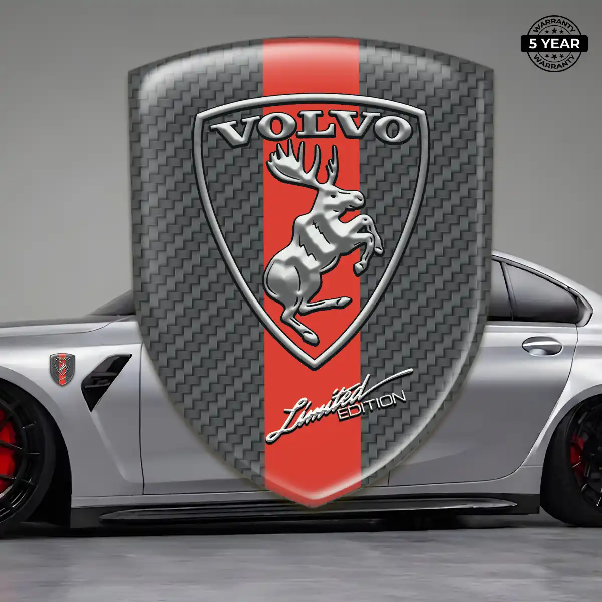 Volvo Polyurethane Domed Sticker Exterior Luxe