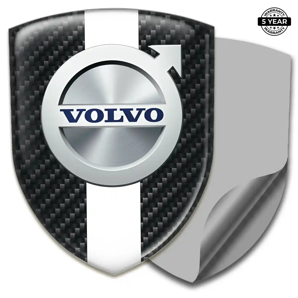 Volvo Polyurethane Domed Sticker Interior Elegance