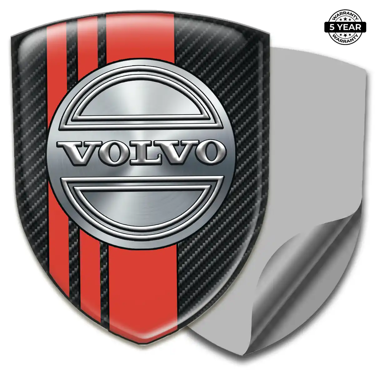 Volvo Polyurethane Domed Sticker Interior Luxe