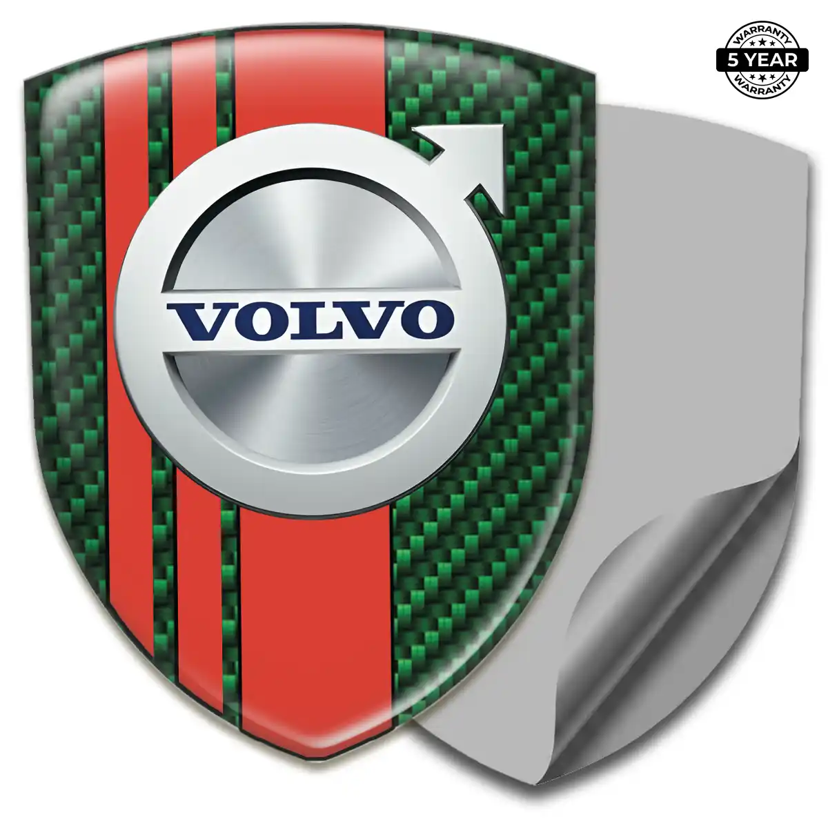 Volvo Polyurethane Domed Sticker Outer Style