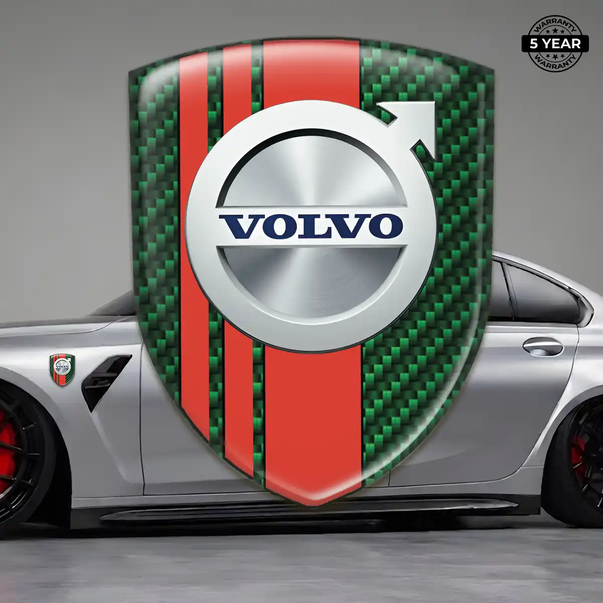 Volvo Polyurethane Domed Sticker Outer Style