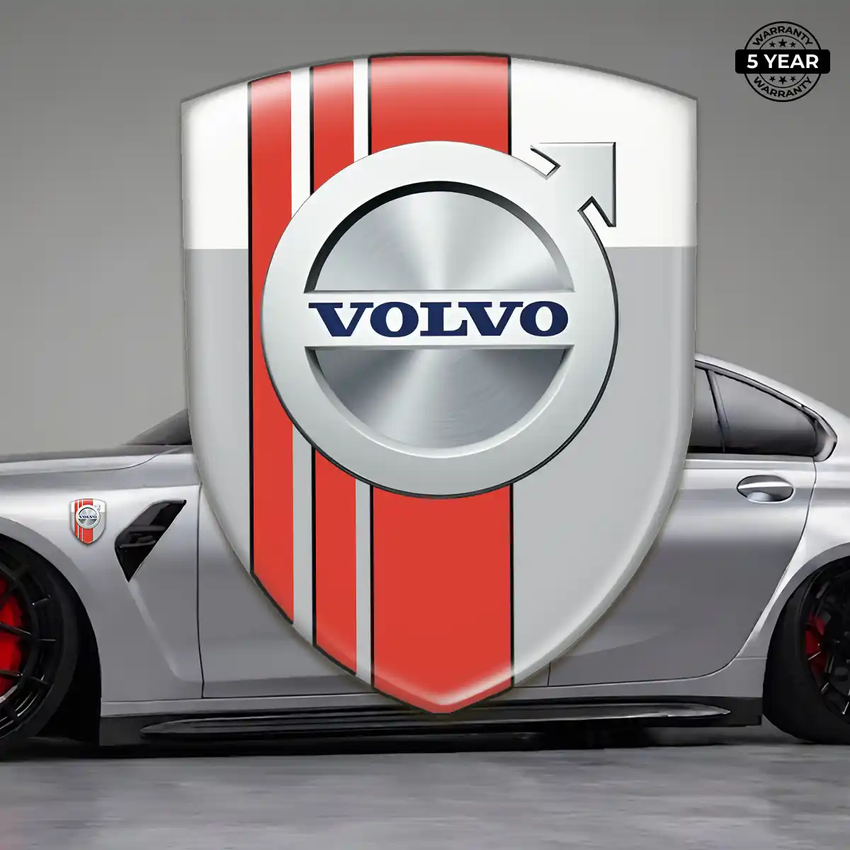 Volvo Polyurethane Domed Sticker Premium Dome