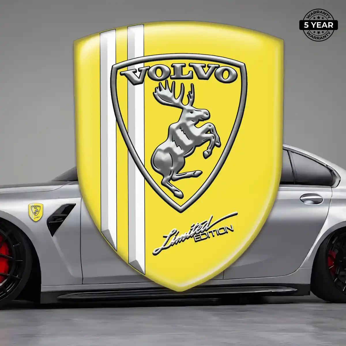 Volvo Polyurethane Domed Sticker Prime Quality