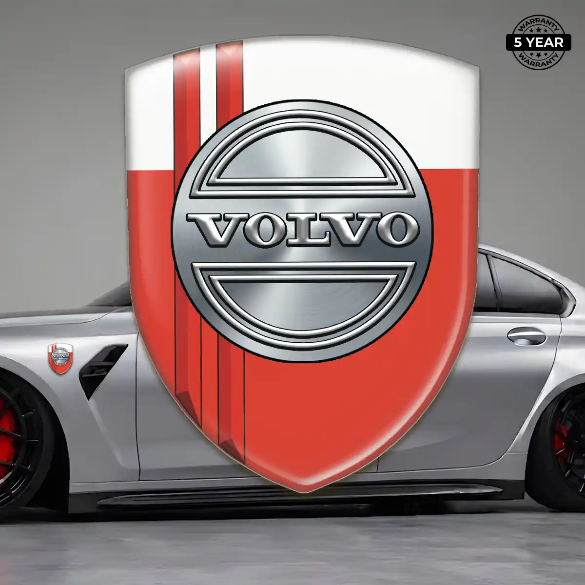 Volvo Polyurethane Domed Sticker Refined Design