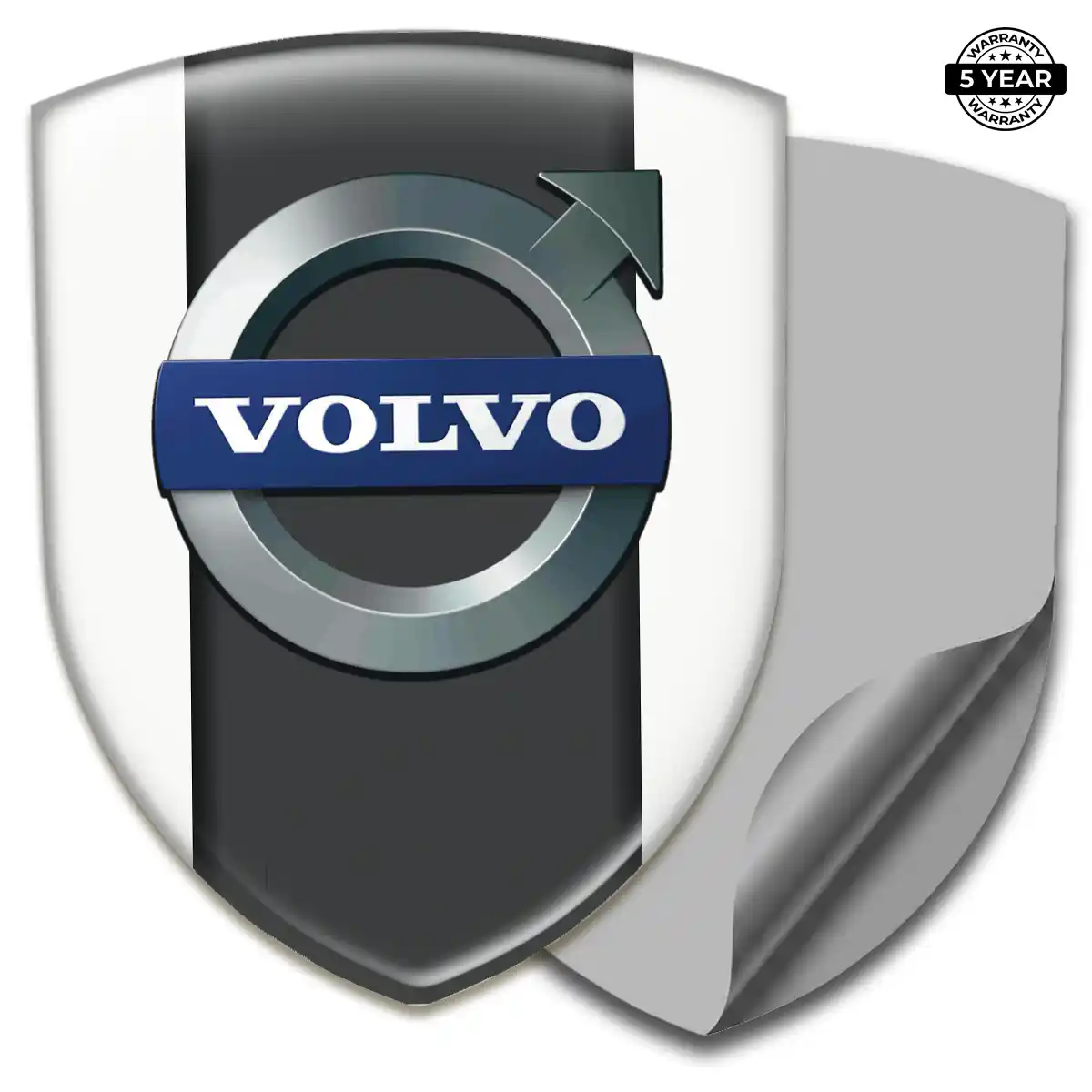 Volvo Polyurethane Domed Sticker Resin Luxe