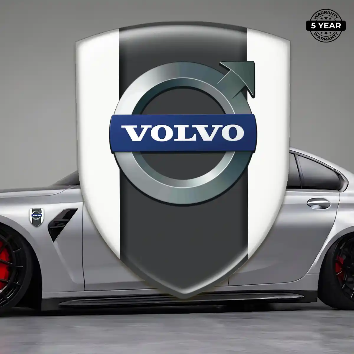Volvo Polyurethane Domed Sticker Resin Luxe