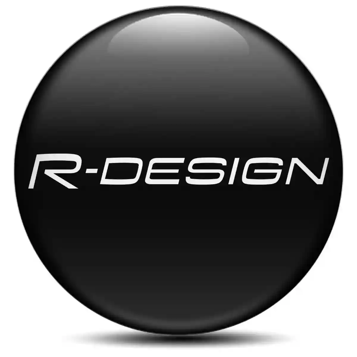 Volvo R Design Badge Emblems Center Cap Sleek Style
