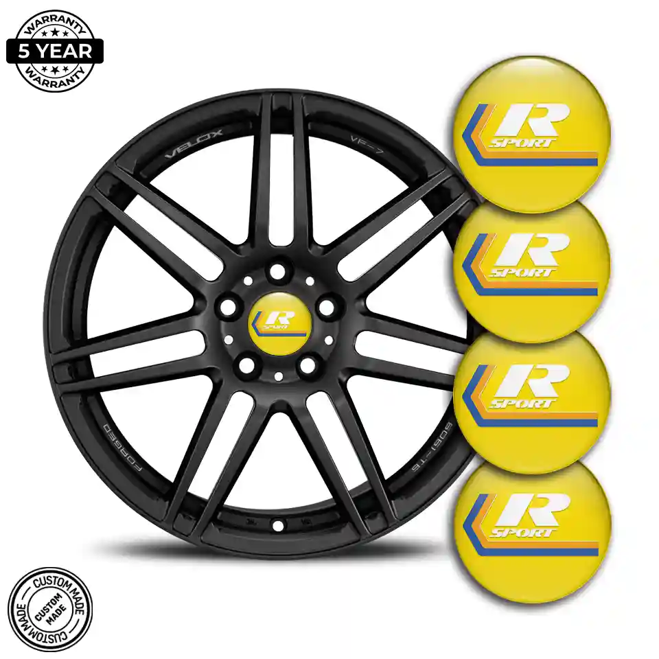 Volvo R Design Domed Sticker Sleek Style