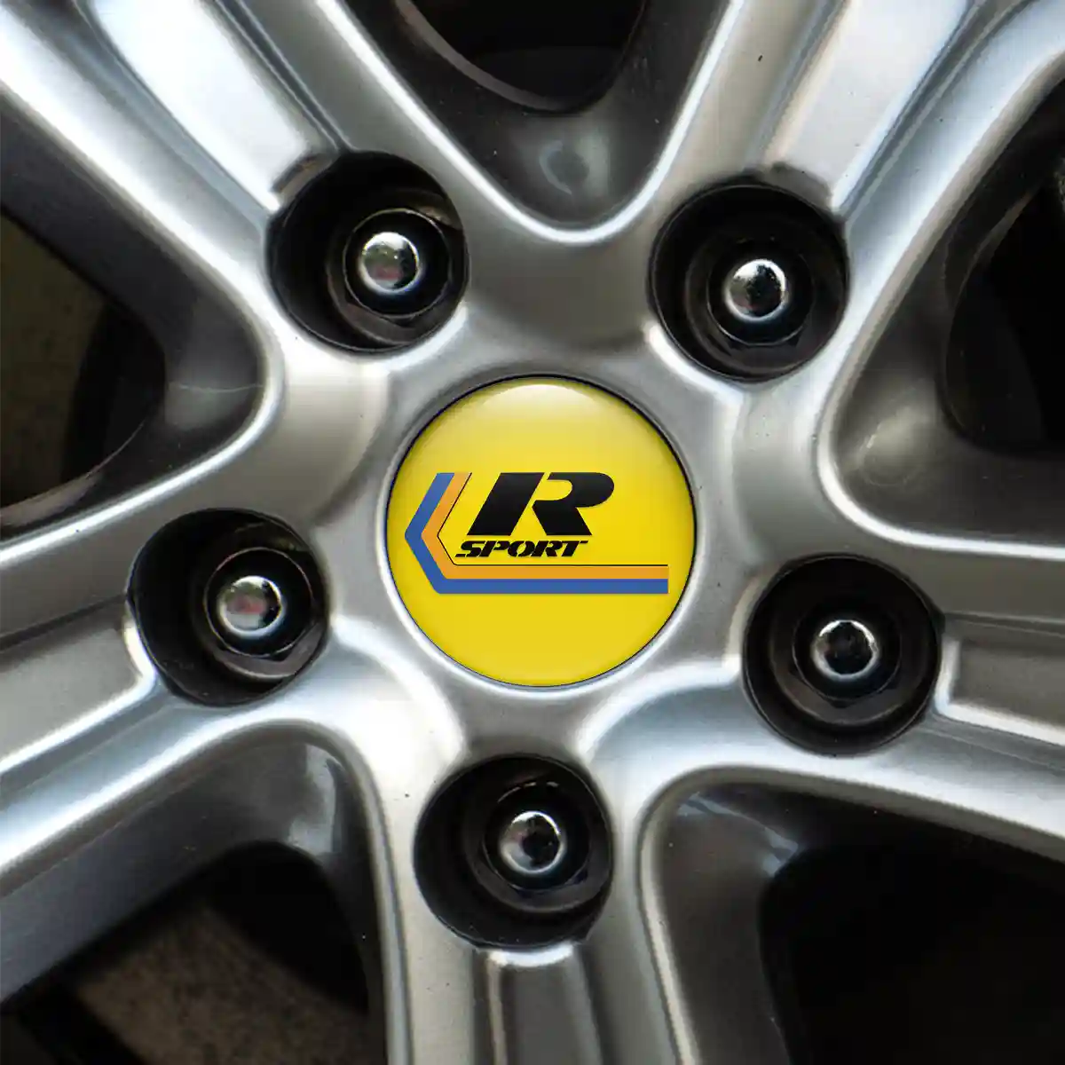 Volvo R Design Emblem Badge Self-Adhesive Sleek Style