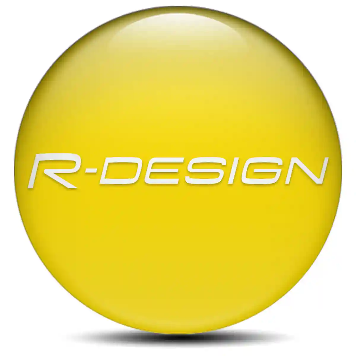Volvo R Design Logo Silicone Emblem Sleek Style