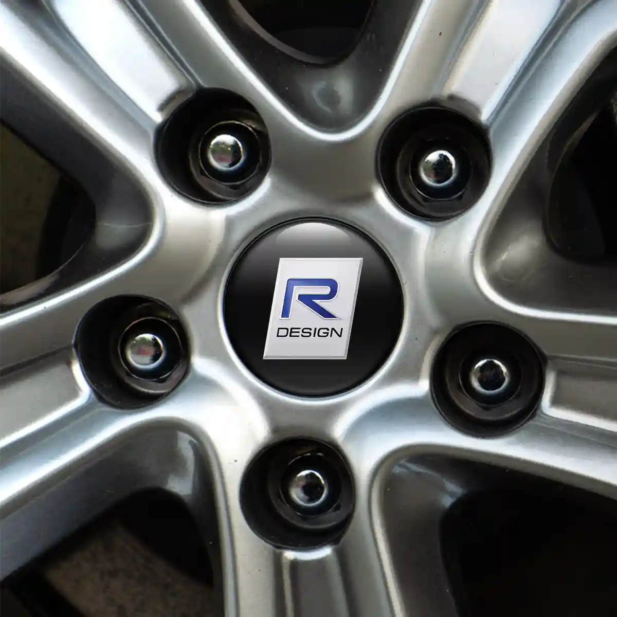 Volvo R Design Wheel Emblems Sleek Style