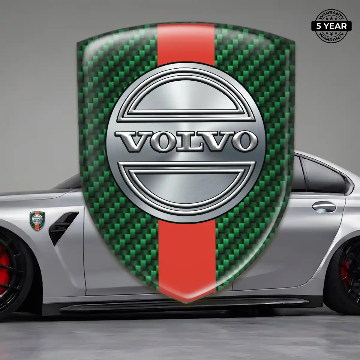 Volvo Resin Badge Sticker Elite Finish