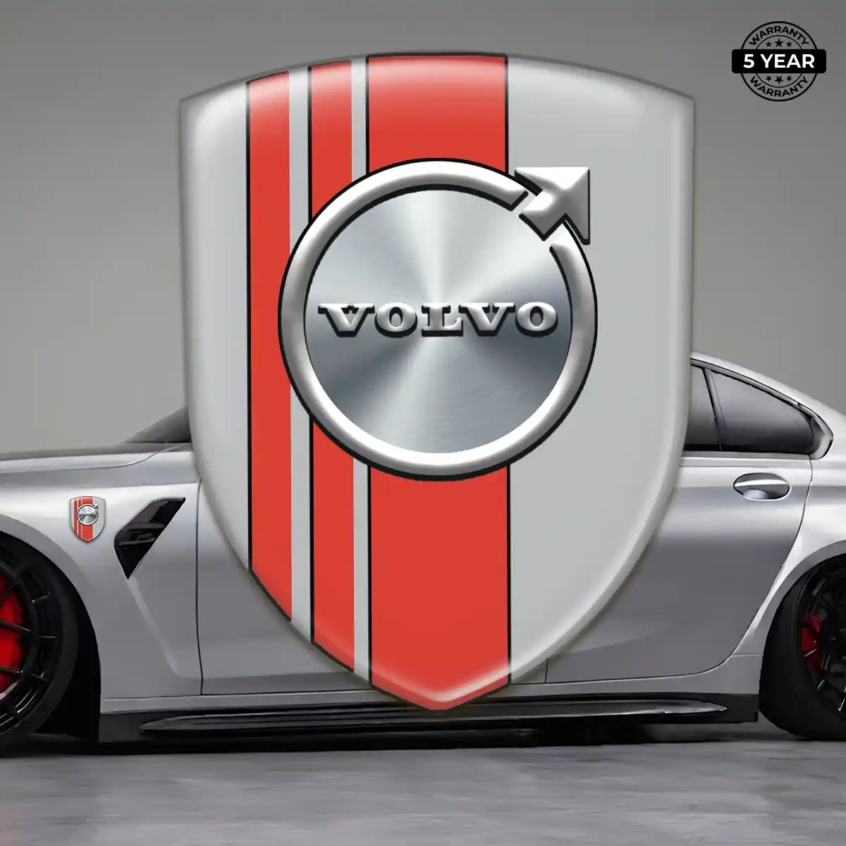 Volvo Resin Badge Sticker Interior Elegance