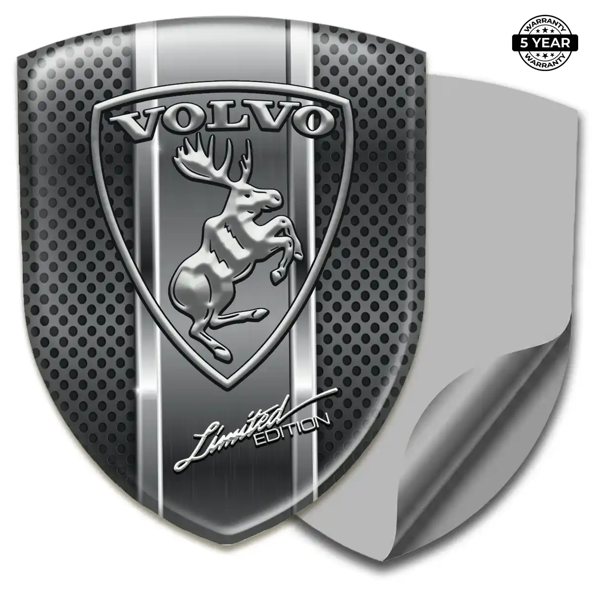 Volvo Resin Badge Sticker Premium Dome