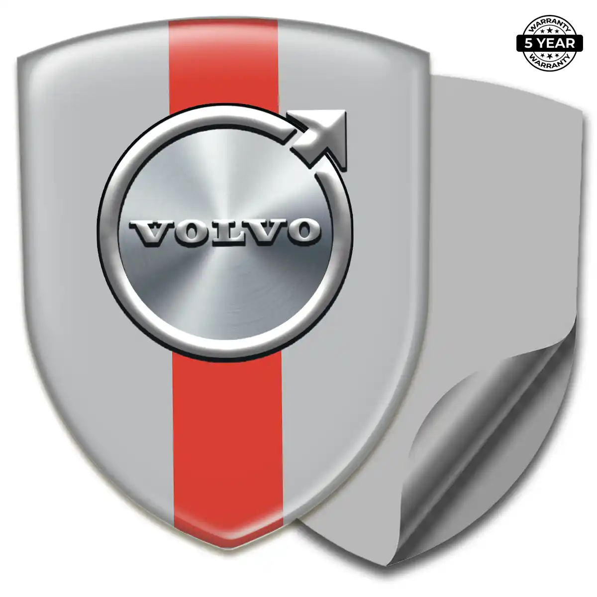 Volvo Resin Badge Sticker Refined Design