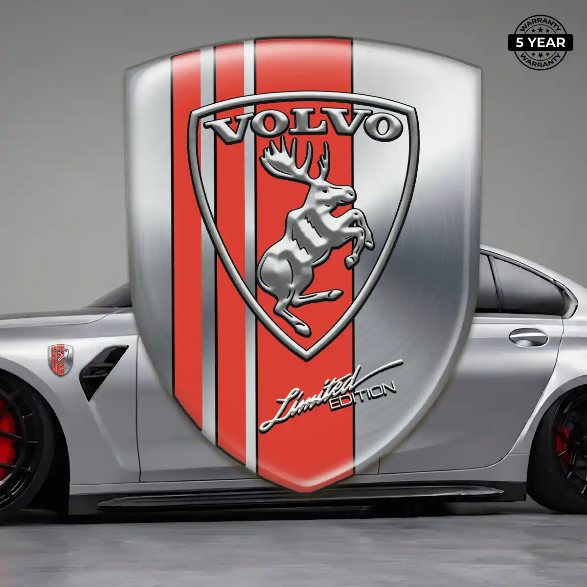 Volvo Resin Badge Sticker Resin Luxe
