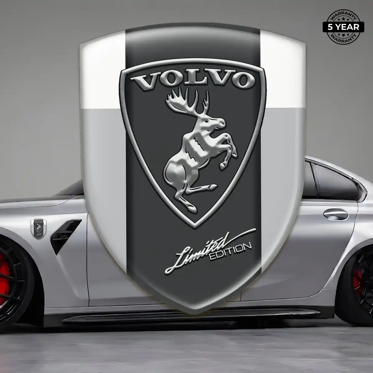 Volvo Resin Domed Sticker Elite Finish