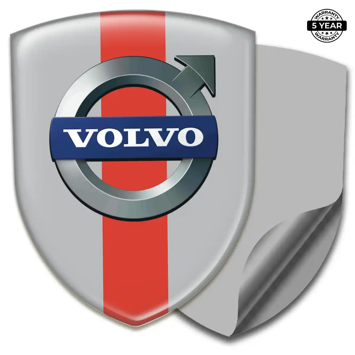 Volvo Resin Domed Sticker Resin Luxe