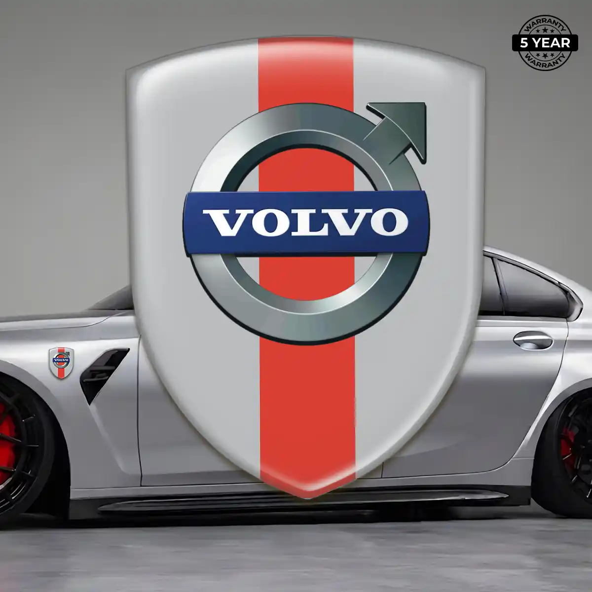 Volvo Resin Domed Sticker Resin Luxe