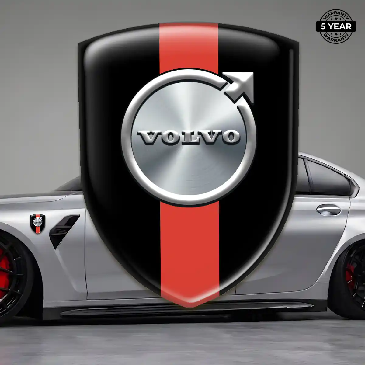 Volvo Resin Emblem Sticker Interior Luxe