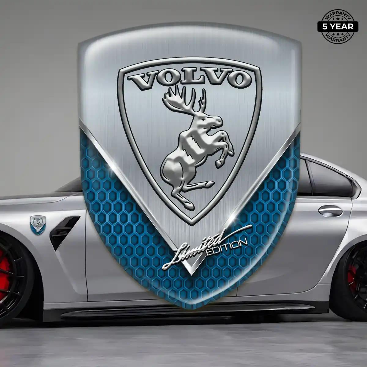 Volvo Resin Emblem Sticker Noble Edition