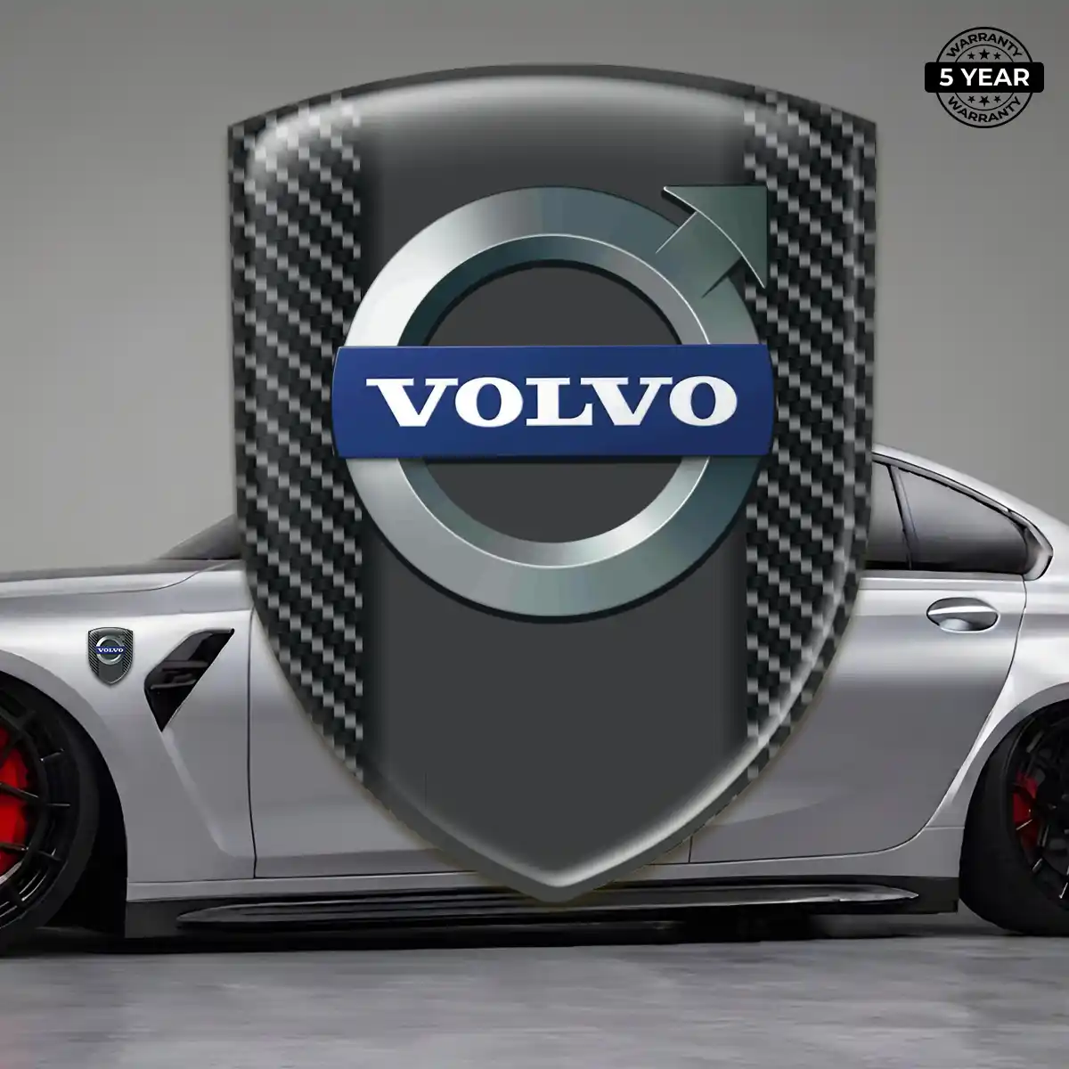 Volvo Resin Emblem Sticker Prime Quality