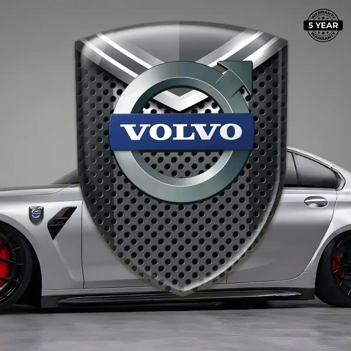 Volvo Resin Emblem Sticker Resin Luxe