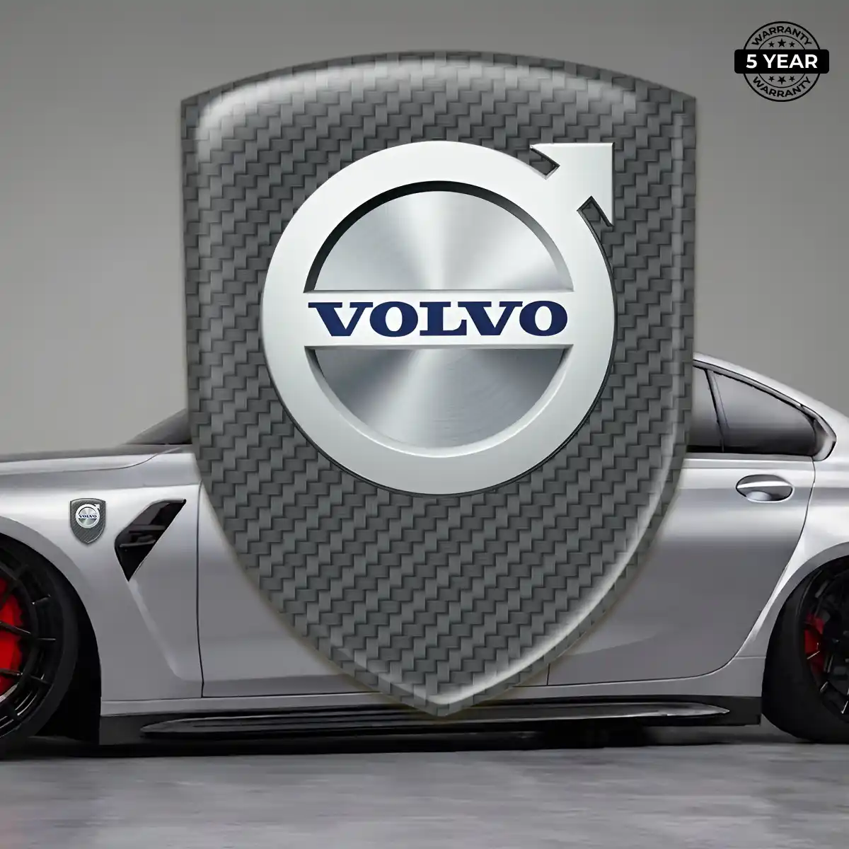 Volvo Resin Emblem Sticker Signature Grade
