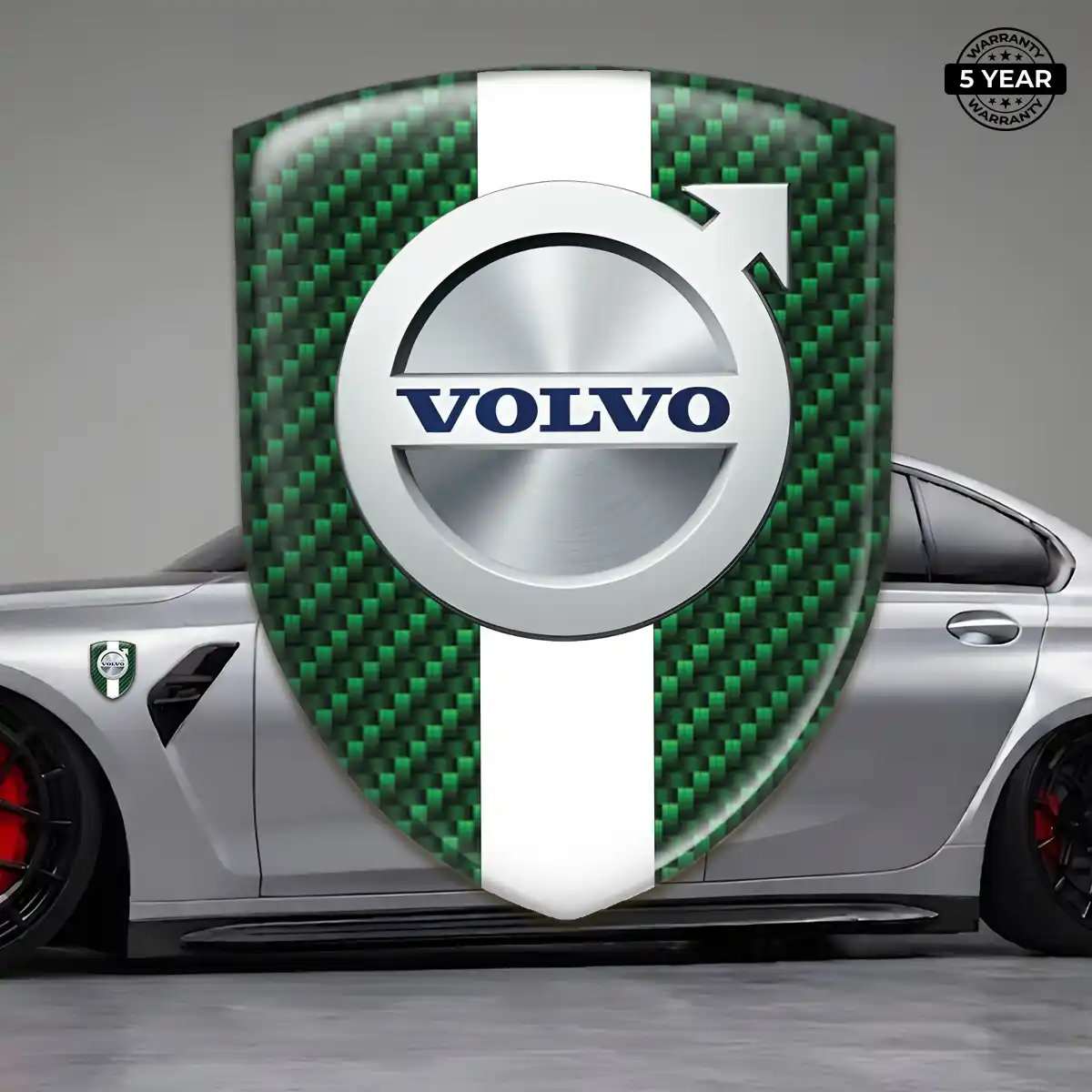 Volvo Resin Emblem Sticker Superior Craft