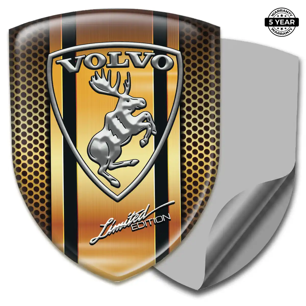 Volvo Self Adhesive Emblem Sticker Elite Finish