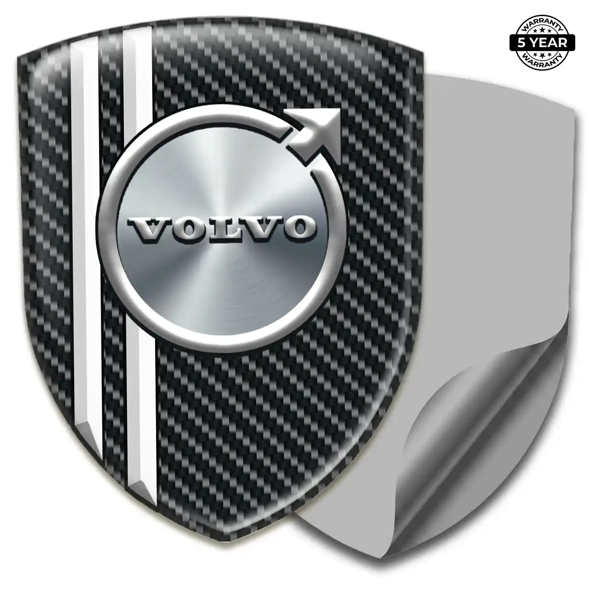 Volvo Self Adhesive Emblem Sticker Premium Dome