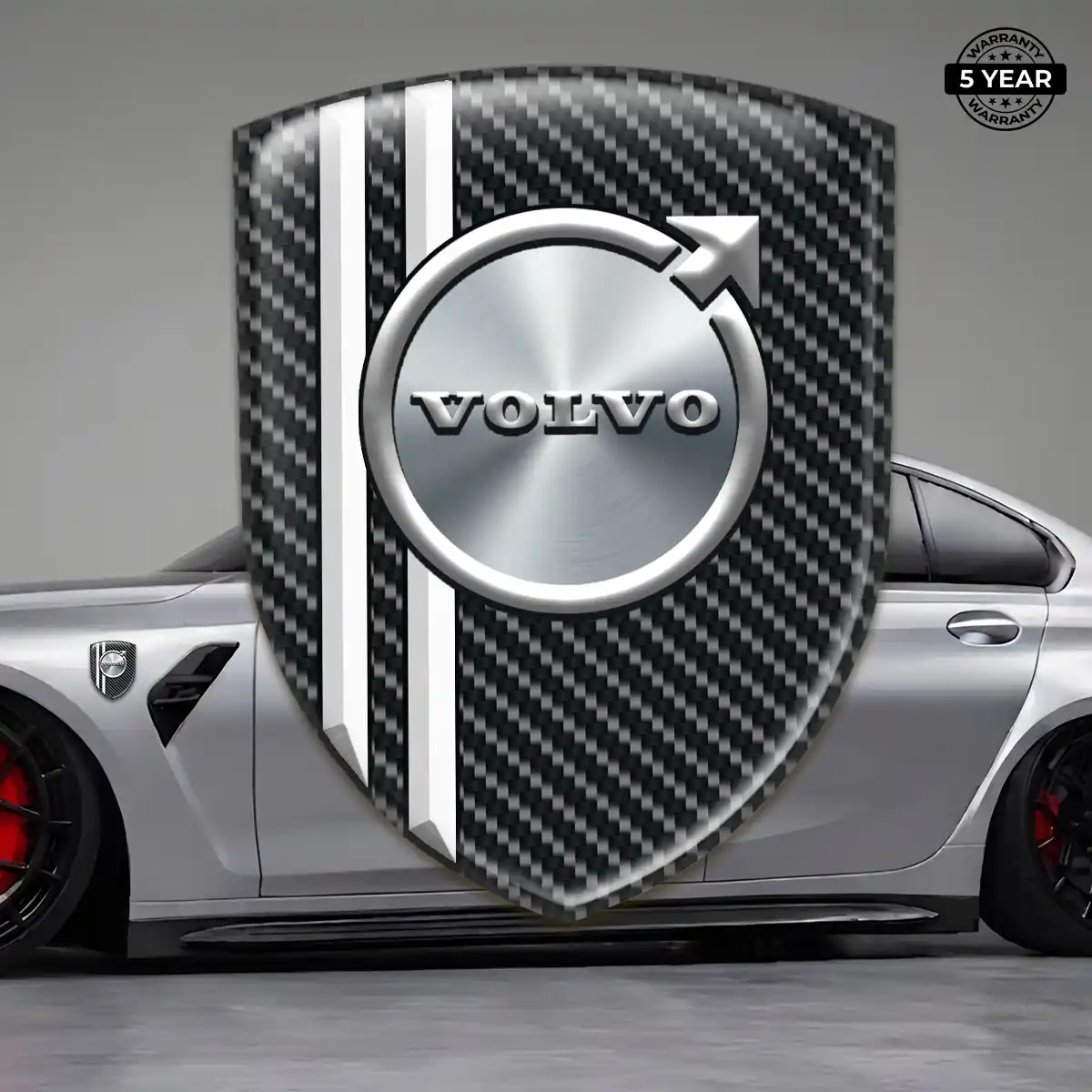 Volvo Self Adhesive Emblem Sticker Premium Dome