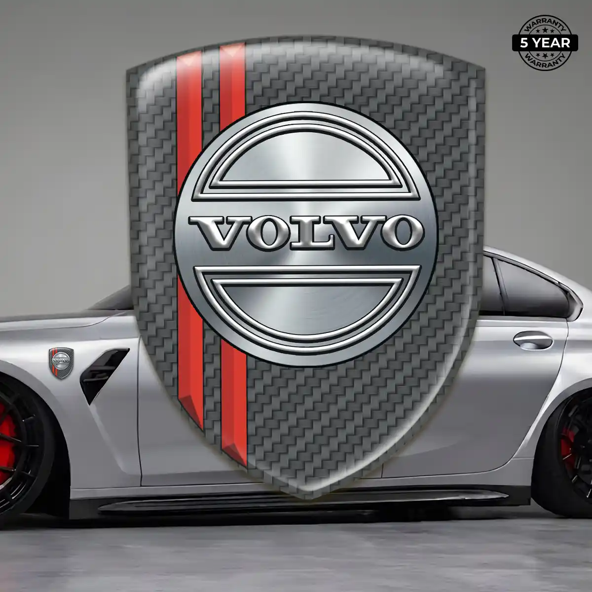 Volvo Self Adhesive Emblem Sticker Refined Design